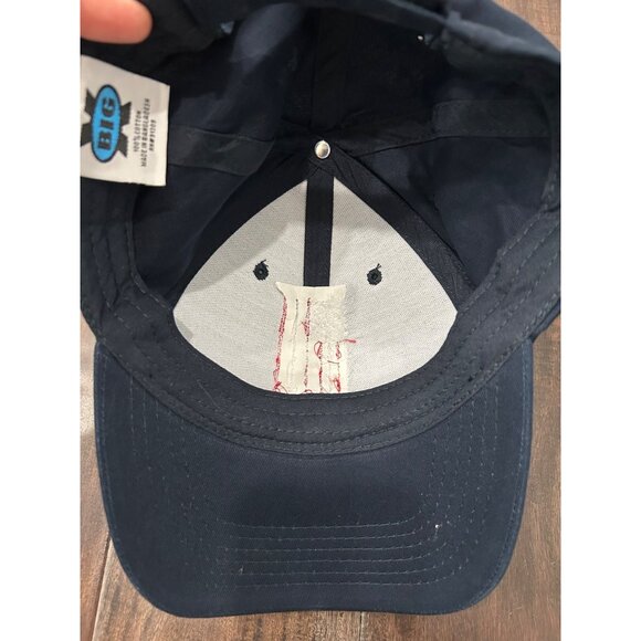 Patriotic Golf Clubs American Flag Baseball Cap Navy Blue Adjustable - Picture 5 of 6